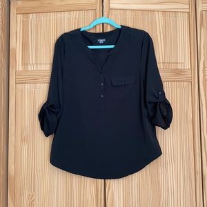Aerie Black dress shirt